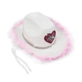thumbnail image 4 of Product Classification Cowboy Hat For Kids | Heart Theme Casual Style For Parties And Everyday Wear, 4 of 5