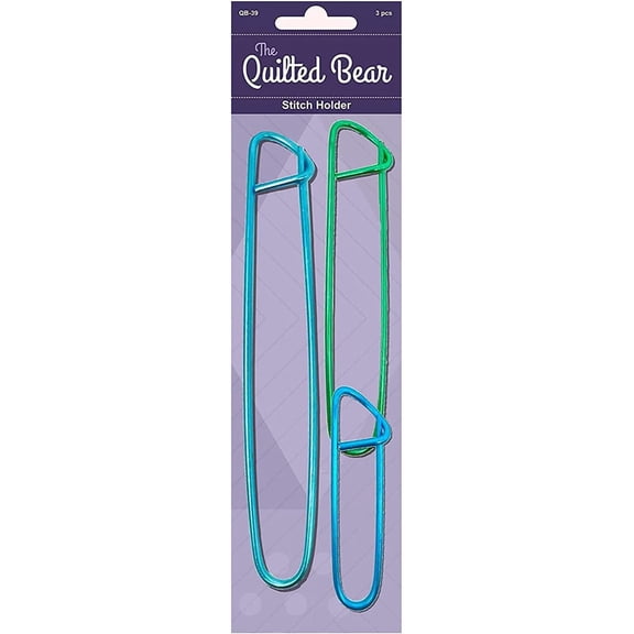 The Quilted Bear Knitting Stitch Holders Small Set – 3 Pack