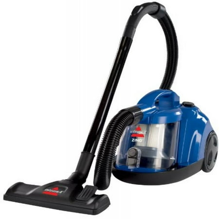 Bis Zing Rewind Bagless Canister Vacuum Caribbean Blue Corded Bis Zing Rewind Bagless Canister Vacuum Caribbean Blue Corded