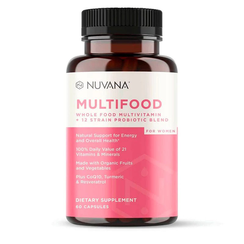 Nuvana MultifoodWomen Whole Food Multivitamin for Women with