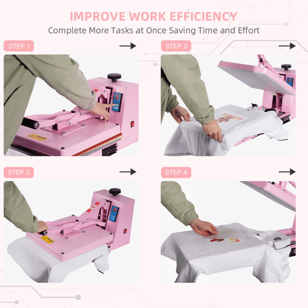 15x15 Manual Heat Press Machine With Slide-out base
