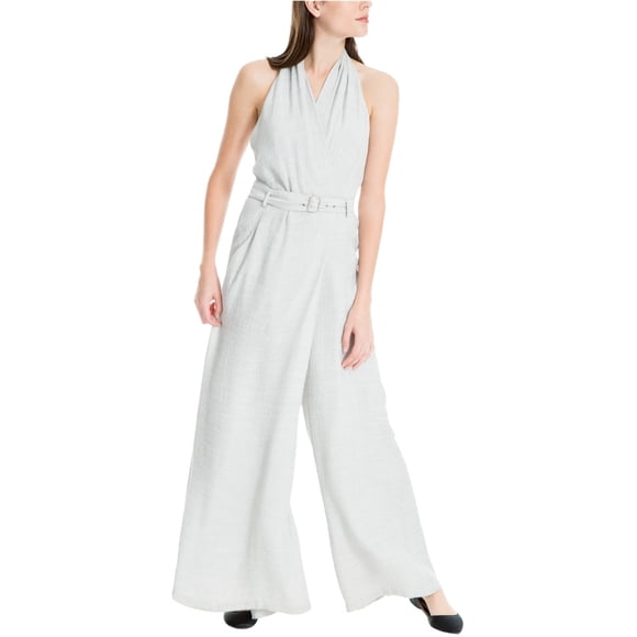 Mono con cinturón Max Studio London para mujer gris grande
