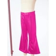 thumbnail image 4 of Zaldita Toddler Girls Hip Hop Jazz Streetwear Bell Bottom Pants Kids Sequined Performance Trousers Flare Pants Hot Pink 11-12, 4 of 7