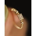 thumbnail image 2 of Japanese Style Luxury 925 Sterling Silver Ring, Princess Square Shape, Exquisite Women's Ring, 2 of 5