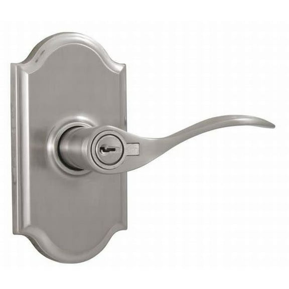 Weslock R1740UNUNSL23 Right Hand Bordeau Premiere Entry Lock with Adjustable Latch and Full Lip Strike Satin Nickel Finish