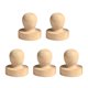 thumbnail image 1 of EeaseMX 5 sellos de madera de 3,8 cm con mango redondo para manualidades y álbumes de recortes., 1 of 7