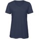 thumbnail image 1 of B&C - Camiseta de manga corta de algodón orgánico TriBlend para mujer (Marino mezcla), 1 of 1