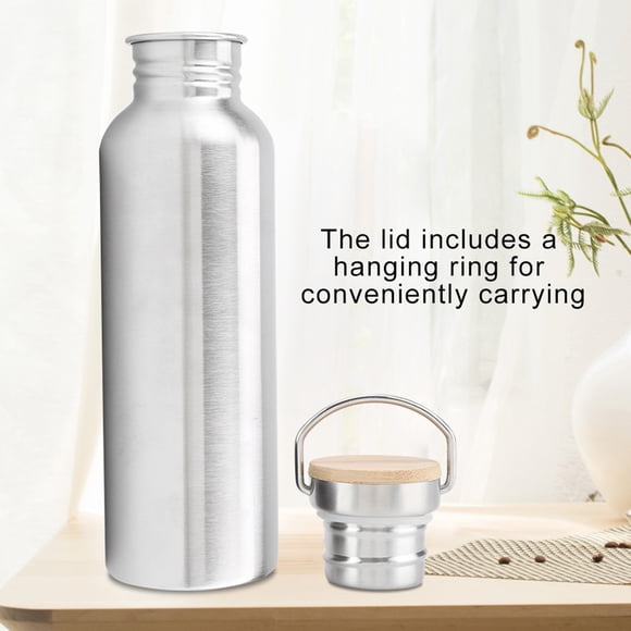 Stainless Steel Water Bottle Leak Proof Water Cup with Silicone Seal for Outdoor Use