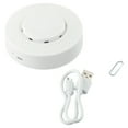 thumbnail image 3 of CHENGSI for Tuya Smart 6-in-1 Air Quality Detector for wifi Compatible - Monitors PM2.5 Formaldehyde VOC Temperature Humidity - USB Powered Environmental Sensor for Home Office, 3 of 10