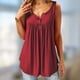 thumbnail image 5 of Camisas ajustadas y acampanadas para mujer, blusas casuales de moda para mujer, blusas túnicas holgadas, blusas cómodas y lindas para el verano, 5 of 5