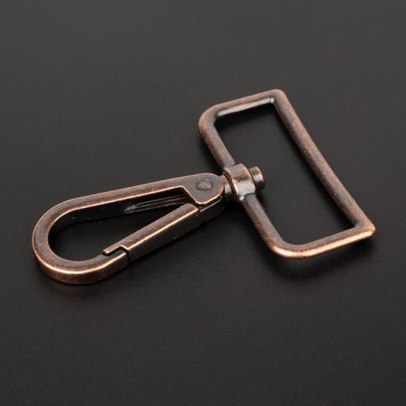 Country Brook Design® 11/2In Antique Copper Purse Lobster Clasp Swivel Snap Hook, 50 Pack