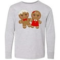 thumbnail image 3 of Inktastic Gingerbread Couple Long Sleeve Youth T-Shirt, 3 of 5