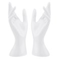 thumbnail image 1 of Maoww 1Pair Female Mannequin Hand Multifunctional for Finger Ring Photograph Props White, 1 of 9