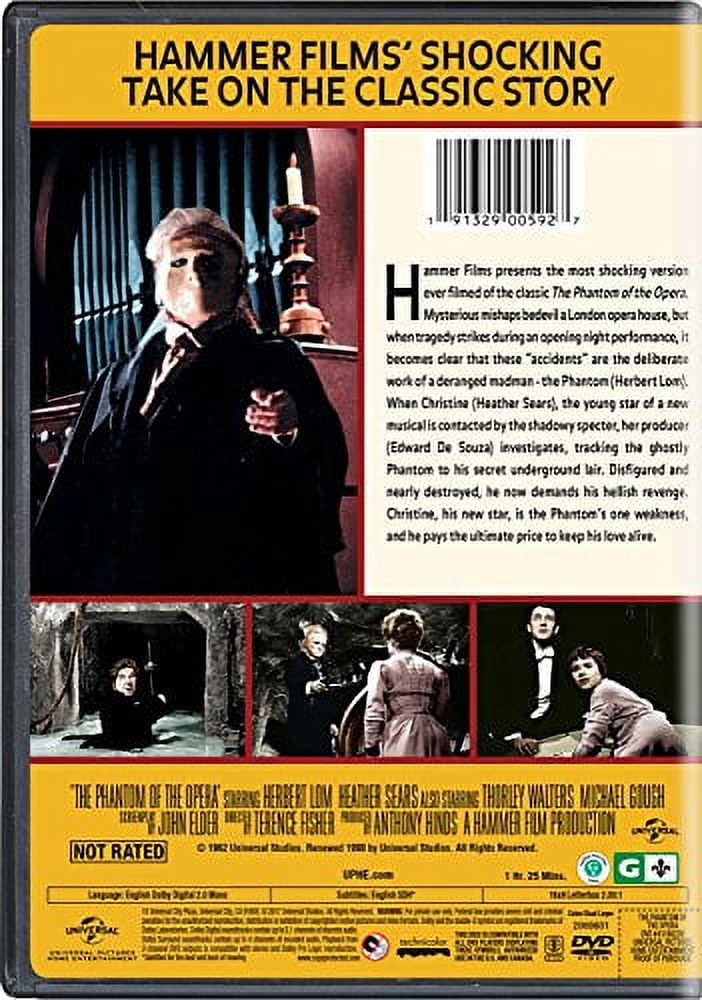 The Phantom of the Opera (1962) [DVD] - Walmart.com