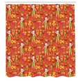 thumbnail image 3 of Ambesonne Bar Shower Curtain, Hawaiian Luau Party Aloha Girls, 69"Wx70"L, Multicolor, 3 of 5
