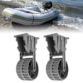 thumbnail image 4 of Inflatable Boat Launching Wheel, Dinghy Wheels Compact Flip Up 2pcs Strong  for Dinghy Raft, 4 of 7