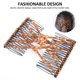 thumbnail image 4 of Salmue Complementos para el Cabello con Perlas y Hojas elásticas por HairZing Peine Flexible Peine Flexible para el Cabello Broche elástico para Mujeres Accesorios para Cabello(tama?o de café) Amonsee No, 4 of 6