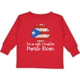 thumbnail image 3 of Inktastic I'm So Cute, I Must Be Puerto Rican Sunflower Puerto Rico Boys or Girls Long Sleeve Toddler T-Shirt, 3 of 5