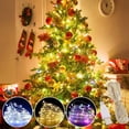 thumbnail image 4 of Guirnalda de luces LED con USB de 1/2/3/5 m, alambre de cobre y plata, resistente al agua, para Navidad, bodas y fiestas, 4 of 5