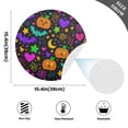 thumbnail image 3 of Round Placemats Plate Mats 15 Inch Non-Slip Heat Resistant Washable PVC Set Table Decoration for Kitchen Dining Colorful Cartoon Halloween Symbols, 3 of 5