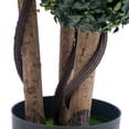 thumbnail image 4 of QinaQin Topiario artificial de 35 pulgadas tipo esfera de césped Milán con maceta, ideal para decoración de porche, hogar u oficina, 4 of 6