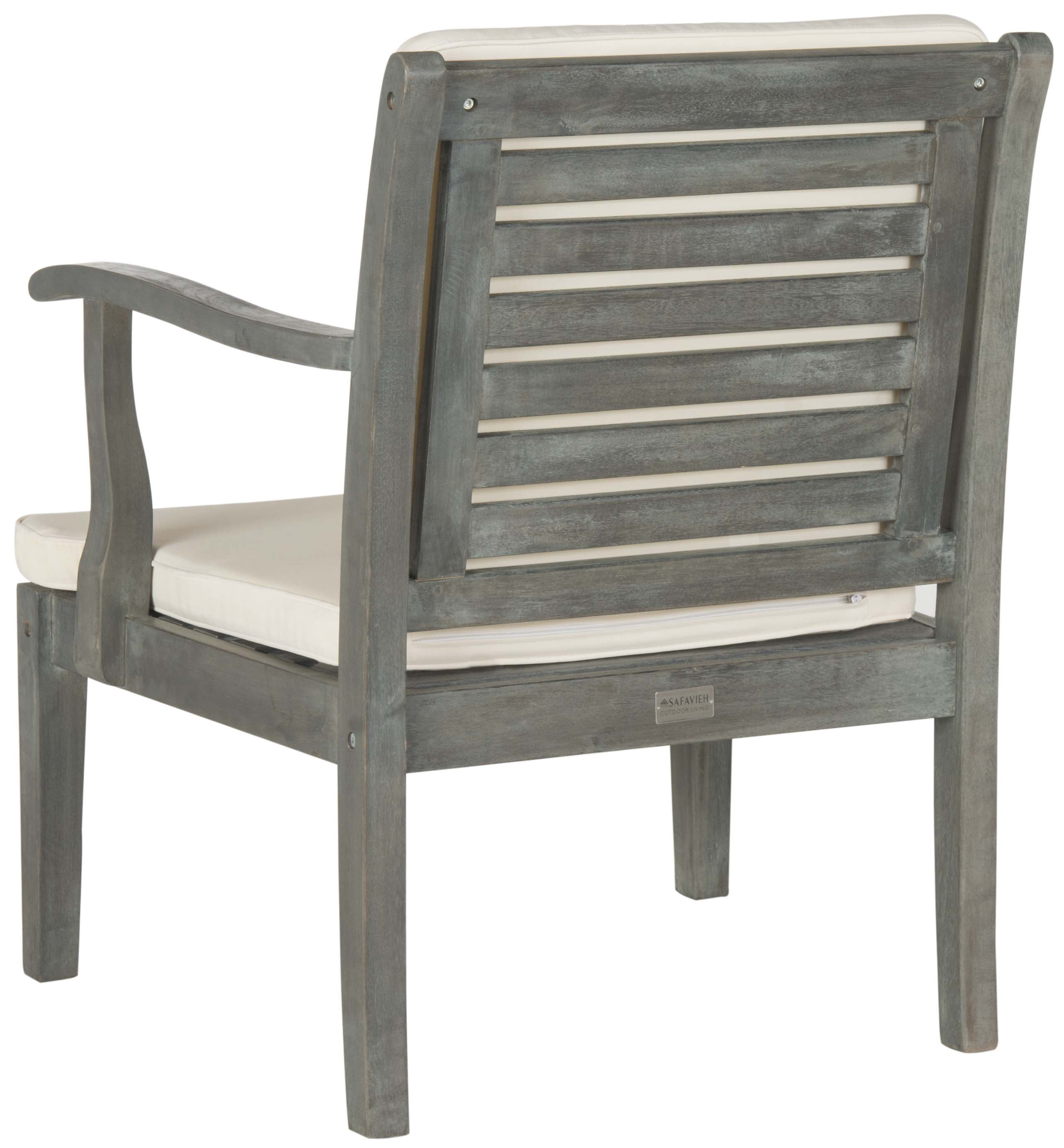 Safavieh Fresno Outdoor Contemporary 4 Piece Living Set with Cushion