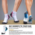 thumbnail image 2 of Bas de Compression pour Femmes et Hommes Circulation (3/6/7 Paires) 15-20 mmHg Est Idéal pour la Course Athlétique et le Cyclisme, 2 of 7