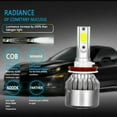 thumbnail image 4 of For Chevy Trax 2013-2020 LED Headlight Bulbs High & Low Beam Combo Kit 4PC 6000K, 4 of 11