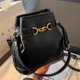 thumbnail image 4 of Bolsos de hombro para mujer 2023, nuevo diseño retro, bolso de cubo portátil para señoras mayores, moderno, sencillo, bandolera, pequeño bolso de mano, 4 of 4