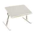 thumbnail image 3 of Mesa de cama para computadora portátil con altura y ángulo ajustables, escritorio portátil de pie para silla gris, 3 of 9