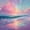 Multicolor, variant on Glitter Pastel Rainbow Seaside Sunset Framed Canvas Wall Art for Dorm Bathroom Apartment Decor, Ready to Hang12"L x 8"W