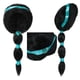 thumbnail image 2 of Peluca princesa arabe ninas Trenza Jazmin tiara Yosbabe, 2 of 2