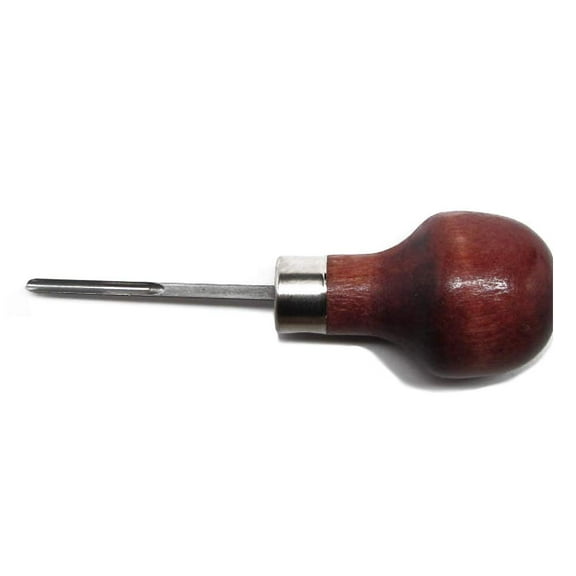 UJ Ramelson 1/8" (3mm) Veiner U Tool for Woodcarving and Gunsmith Palm Handle Made in USA