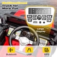 thumbnail image 4 of 24V Kids Ride on Truck Car, Battery Powered Ride on Car with Remote Control, Electric Vehicle Car for Boys Girls Aged 3-6, Ride on Toy w/Bluetooth, Lights, 4 Wheelers, Gift for Kids Tollder, Red, 4 of 10