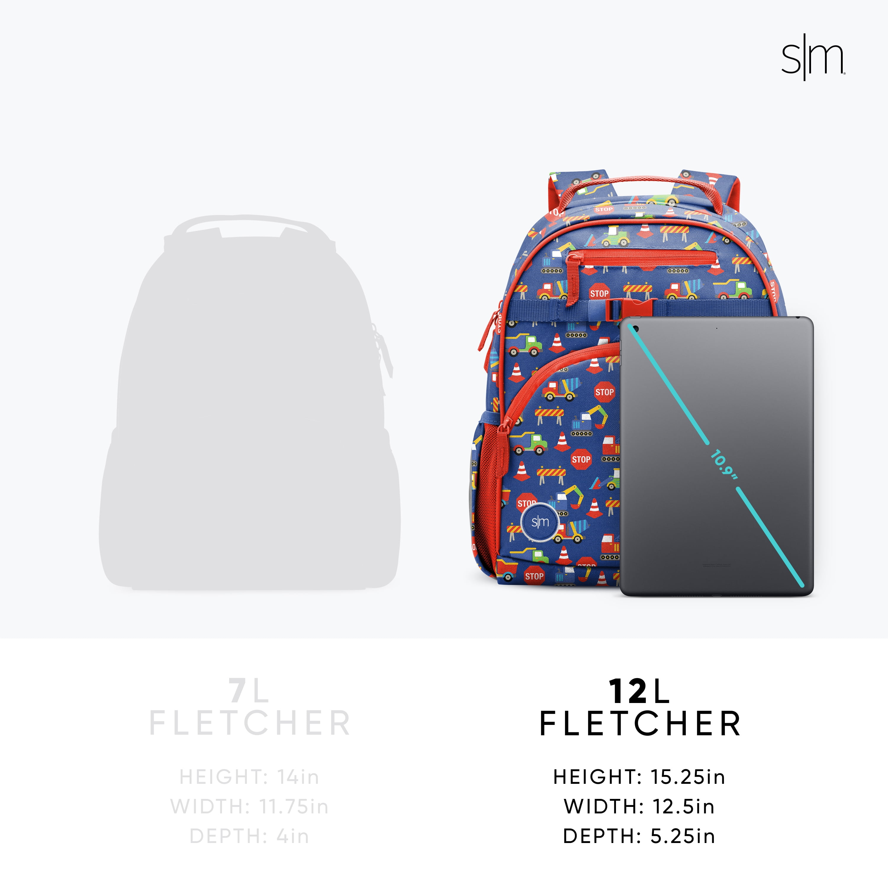 Simple Modern Kids' Fletcher Backpack for Toddler Boys Girls School,  Unicorn Fields, 7 Liter