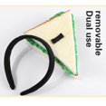 thumbnail image 7 of FENOHREFE Novelty Burgers Sandwich Headbands Creative Food Shape Hair Hoop Adjustable Hair Accessory for Parties, 7 of 7