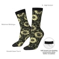 thumbnail image 2 of Yiaed Sunflowers Print Great elasticity Crew Socks Sports socks for Men and Women, 2 of 5
