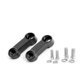 thumbnail image 1 of Extensor de espejo (negro), kit de adaptador de espejo de motocicleta de aluminio de 10 mm y 8 mm Extensor de montaje vertical con orificios de montaje M10 o M8. Alternativas a las motos eléctricas, 1 of 5