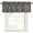 Gray, variant on Abstract Gold Florals Kitchen Valances for Windows, Rustic Flowers Gray Minimalist Bathroom Window Valances 42x12 Inch Rod Pocket Window Treatments Valance Curtains for Living Room Bedroom Decor
