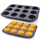 thumbnail image 5 of Molde para Muffins Grande, 12 Moldes de Silicona, Molde para Muffins Antiadherente, Molde para Hornear para Muffins, Cupcakes, Brownies Sincero Electrónica, 5 of 5