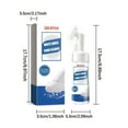 thumbnail image 3 of White Shoes Foam Cleaner Decontamination Yellowing Water Cleaning Portable White Shoes Maintenance Cleaning Foam 100ml, 3 of 9