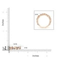 thumbnail image 5 of ANGARA Natural Nature Inspired Round Blue Sapphire & Diamond Vine Ring in 14K Rose Gold for Women (Size-1.3mm) | September Birthstone, Anniversary, Jewelry Gift for Women | Natural Blue Sapphire Ring, 5 of 9