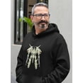 thumbnail image 2 of Mecha Design  Hoodie Men -Image by Shutterstock, Male 3X-Large, 2 of 4