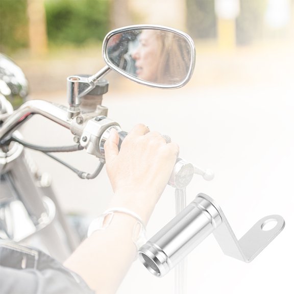 OUNONA 2pcs Motorcycle Rearview Mirror Extender Bracket Holder Mount Adapter Extension Rack