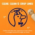 thumbnail image 2 of Silly Goose with Fun Propeller Hat Rubber Stamp for Stamping Crafting Planners - 1 Inch Medium, 2 of 8