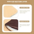 thumbnail image 3 of HOMEIORA 1 Pack Self Warming Cat Bed for Indoor Fluffy Self Heating Pet Pad with Washable Cover Non Slip Dog Bed for Small Dogs, 24" x 18", Beige, 3 of 7