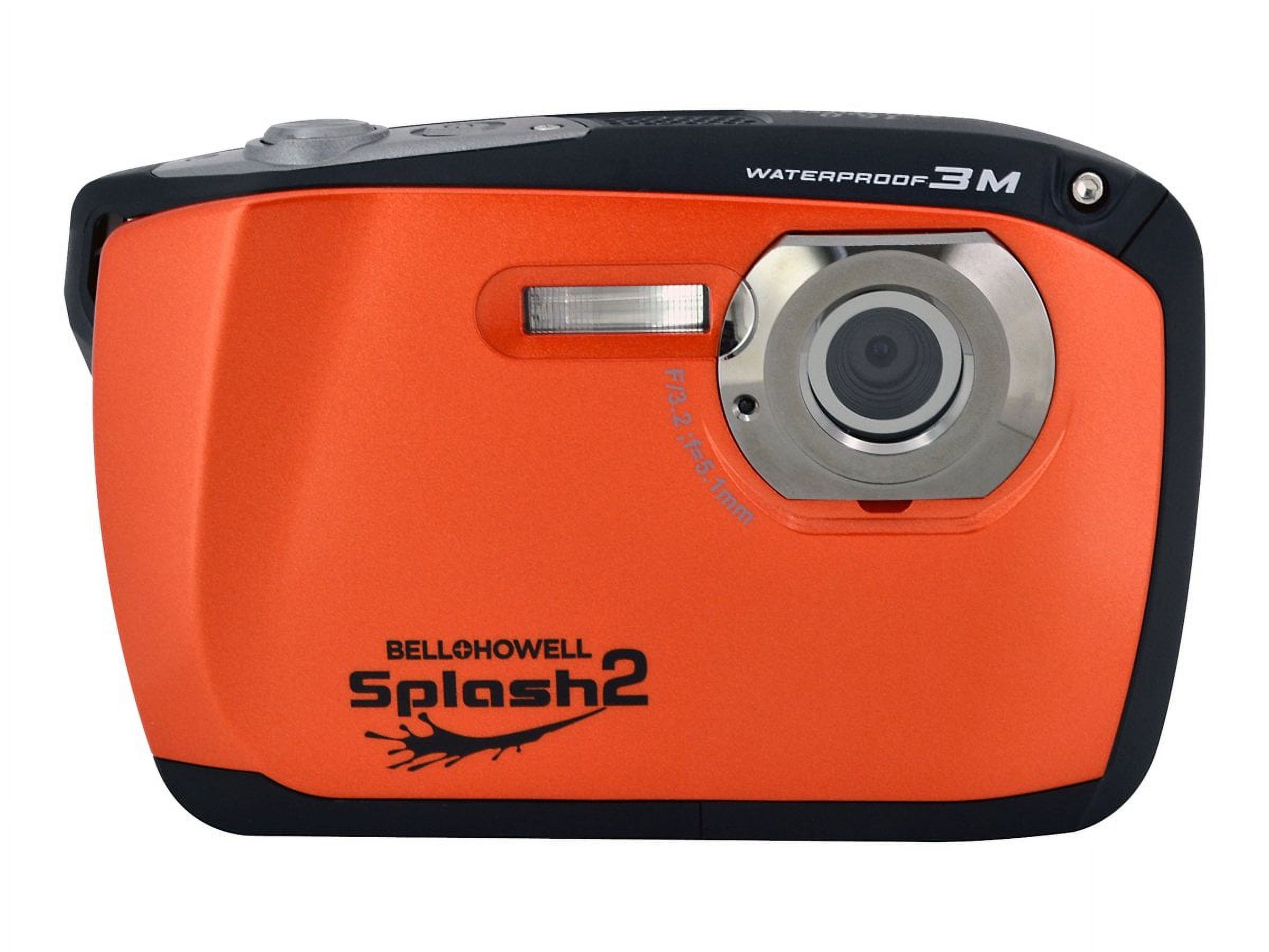 Bell+Howell Orange Splash2 WP16 Digital Camera with 16 Megapixels and 4x Digital Zoom - image 2 of 3