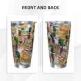 thumbnail image 3 of Fotbe Mallard Ducks Pattern 20 oz Tumbler Stainless Steel Vacuum Insulated Coffee Ice Cup Double Wall Travel Flask Leak-proof Coffee Cup-Without Straw, 3 of 8