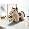 thumbnail image 5 of geerera 9-Inch Horse Plush Toy, Realistic Farm Animal Stuffed Horse, Soft Stuffed Animal, for Easter Gift, Birthday Present, 5 of 7