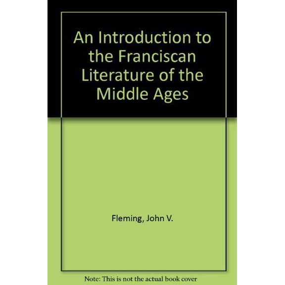 Pre-Owned An Introduction to the Franciscan Literature of the Middle Ages Paperback